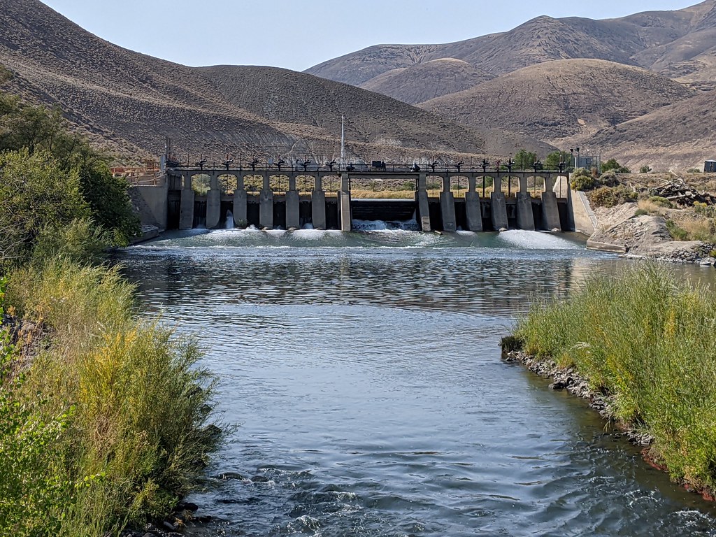 Derby Diversion Dam on the Truckee River, built 1903 to 1905